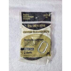 REGINA Housekeeper Dirt Devil VAC MASTER 2-Belts #43 SEALED